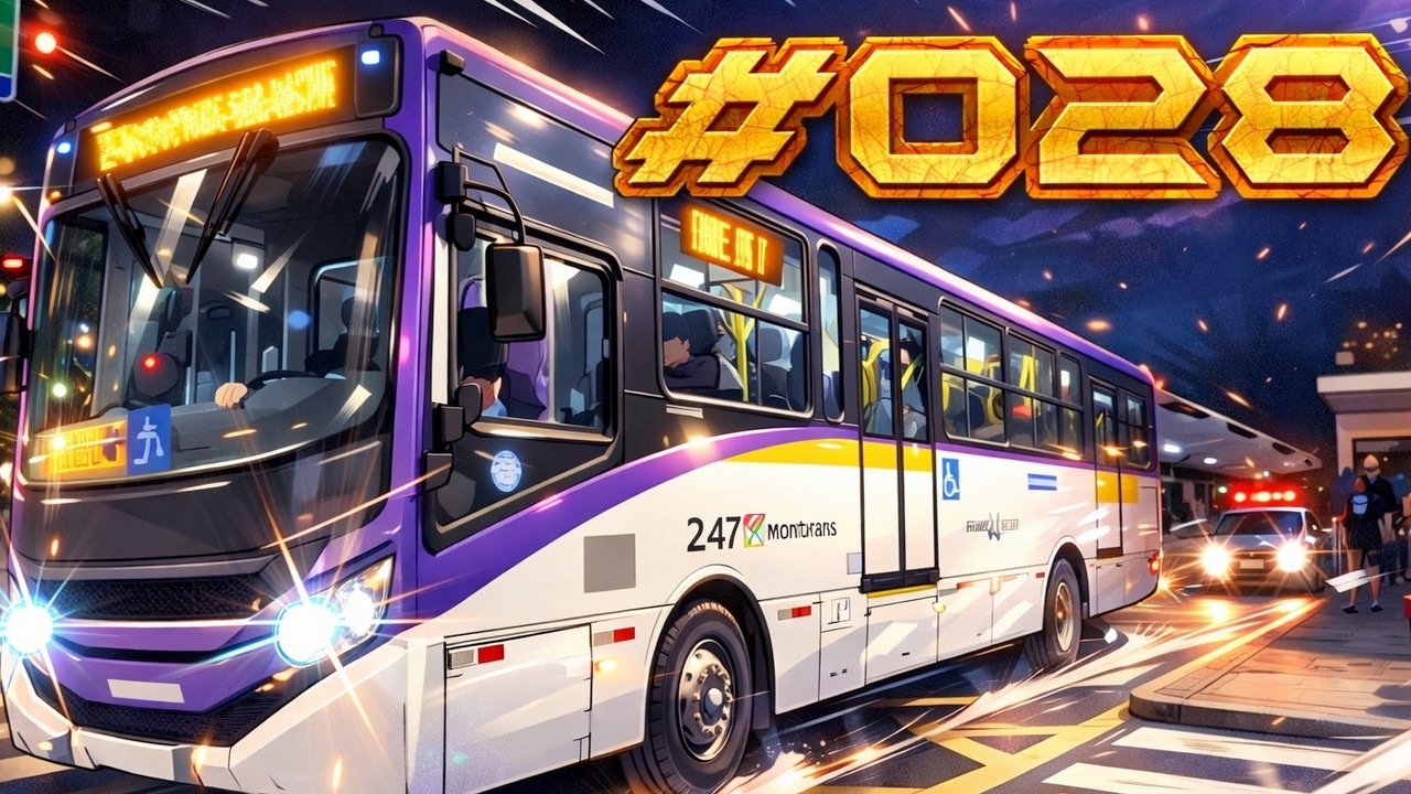 #028 - Muitos ônibus na noite do Recife - Av. Agamenon magalhães  - Trânsito lento