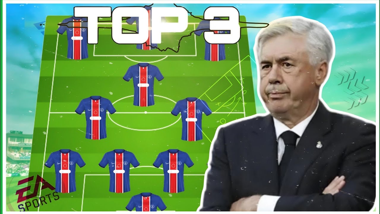 EAFC 24 - LE TOP 3 DES MEILLEURS TACTIQUE PERSO
