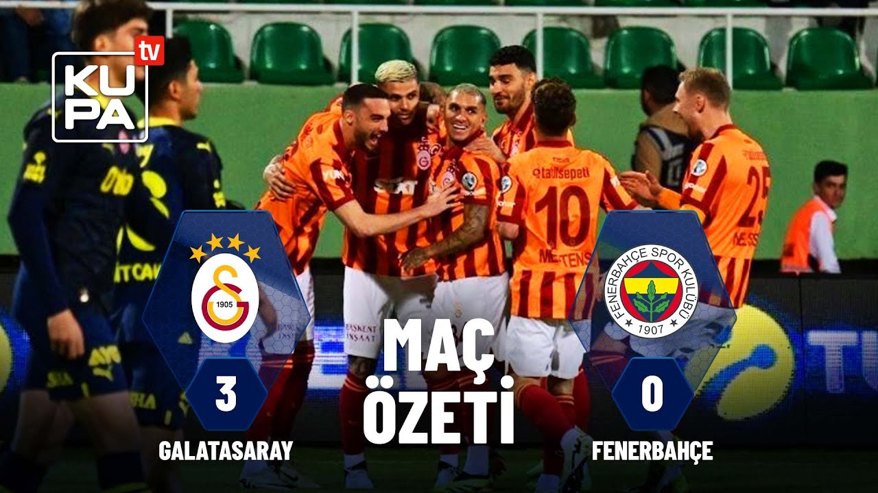 Galatasaray - Fenerbah&ccedil;e | Ma&ccedil; &Ouml;zeti | Turkcell S&uuml;per Kupa Finali | 07.04.2024