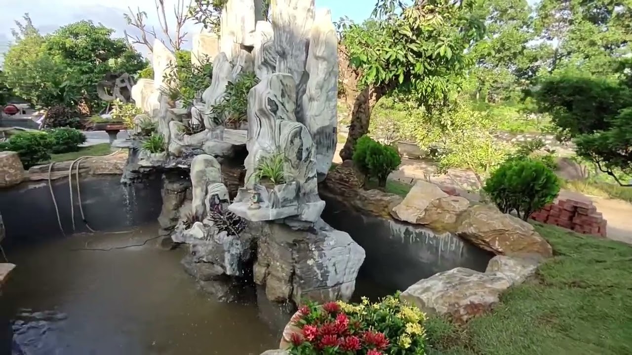 hồ Koi non bộ đẹp LH.0352777772