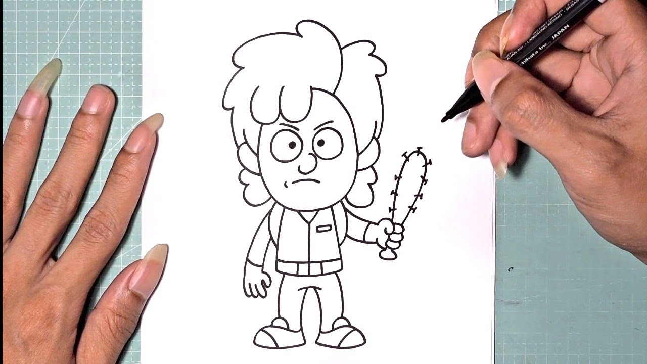How to Draw Steve Harrington | Stranger Things
