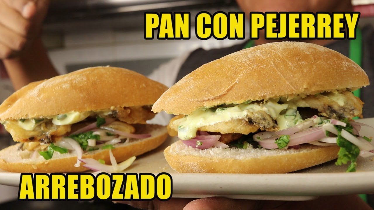 PAN CON PEJERREY ARREBOZADO | RECETA PERUANA | 