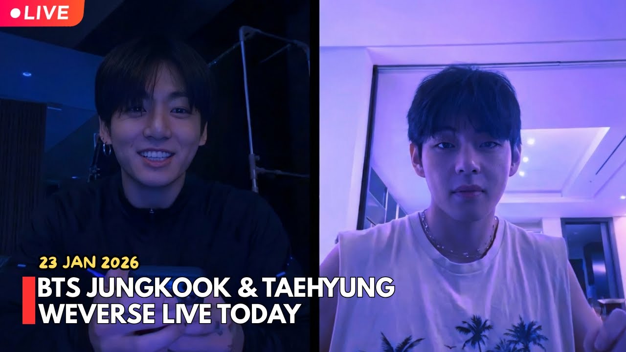 🔴[МНОГО ПОДПИСЧИКОВ] BTS LIVE 🔴 Прямая трансляция Чонгука и Тэхёна (23.01.2026) 💜