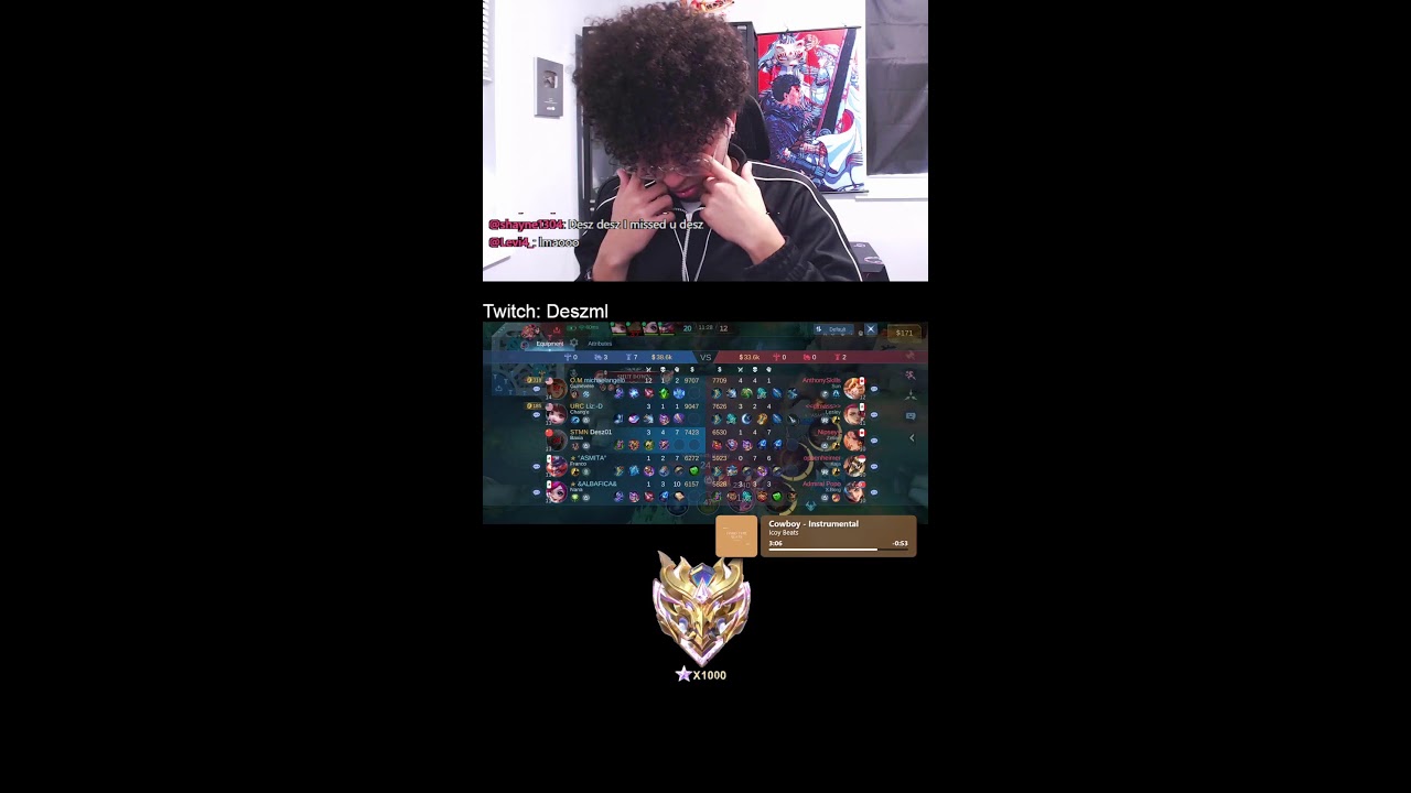 1000 Stars Ex Global 1 Lancelot Mythic Immortal MLBB Live