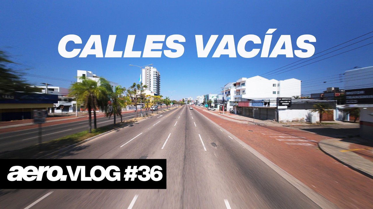 Calles vacías en Santa Cruz: ¡increíble!