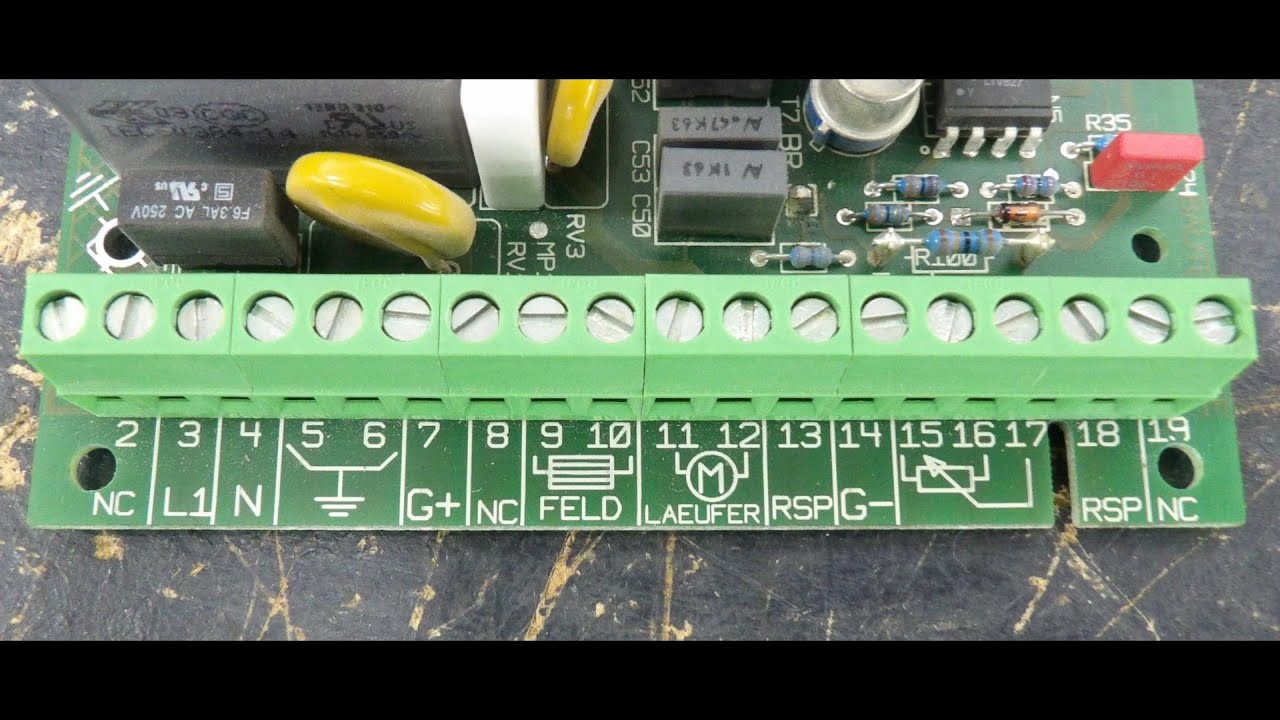 Groschopp DC Motor Drive Card Type R41.1 Q1