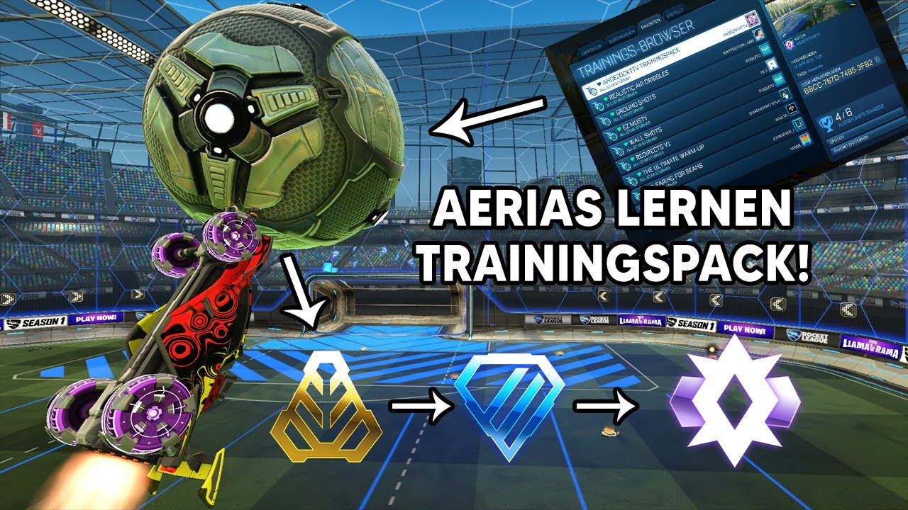 Rocket League Aerials durch DIESES Training GARANTIERT lernen! (Anfänger)