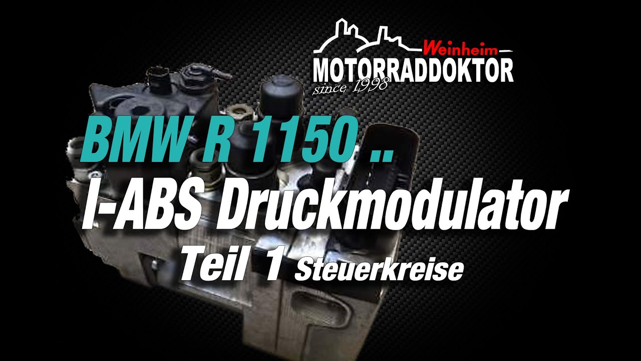 BMW R 1150 GS - ABS Druckmodulator entlüften Teil 1 Steuerkreise | Wie geht das!?