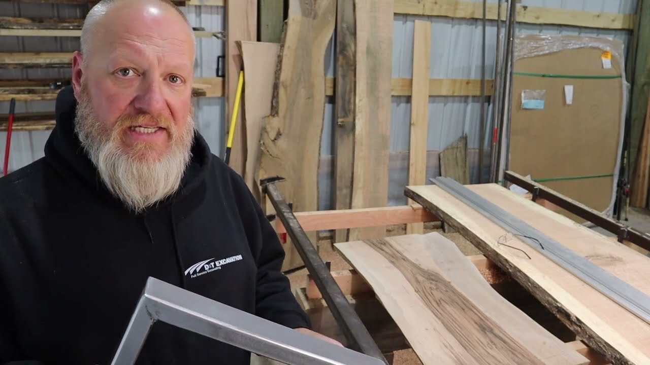 Live-edge English Walnut Coffee Table Build.