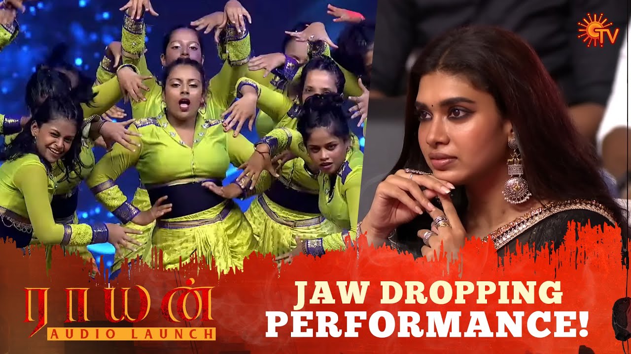 Dazzling Dance Tribute | Raayan Audio Launch - Best Moments | Dhanush | A R Rahman | Sun TV