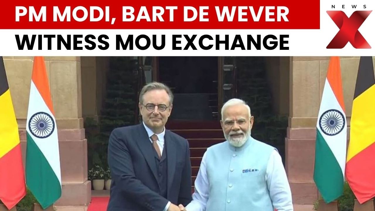 PM Modi-Bart De Wever: Key MoUs Exchanged At Hyderabad House, Joint Press Meet | NewsX