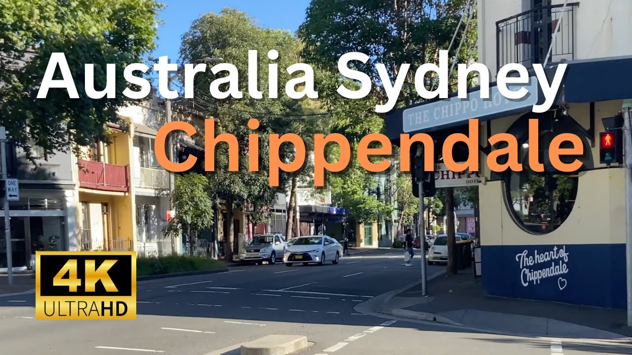 【4K Walk】Walking in Chippendale in Sydney Australia 2023