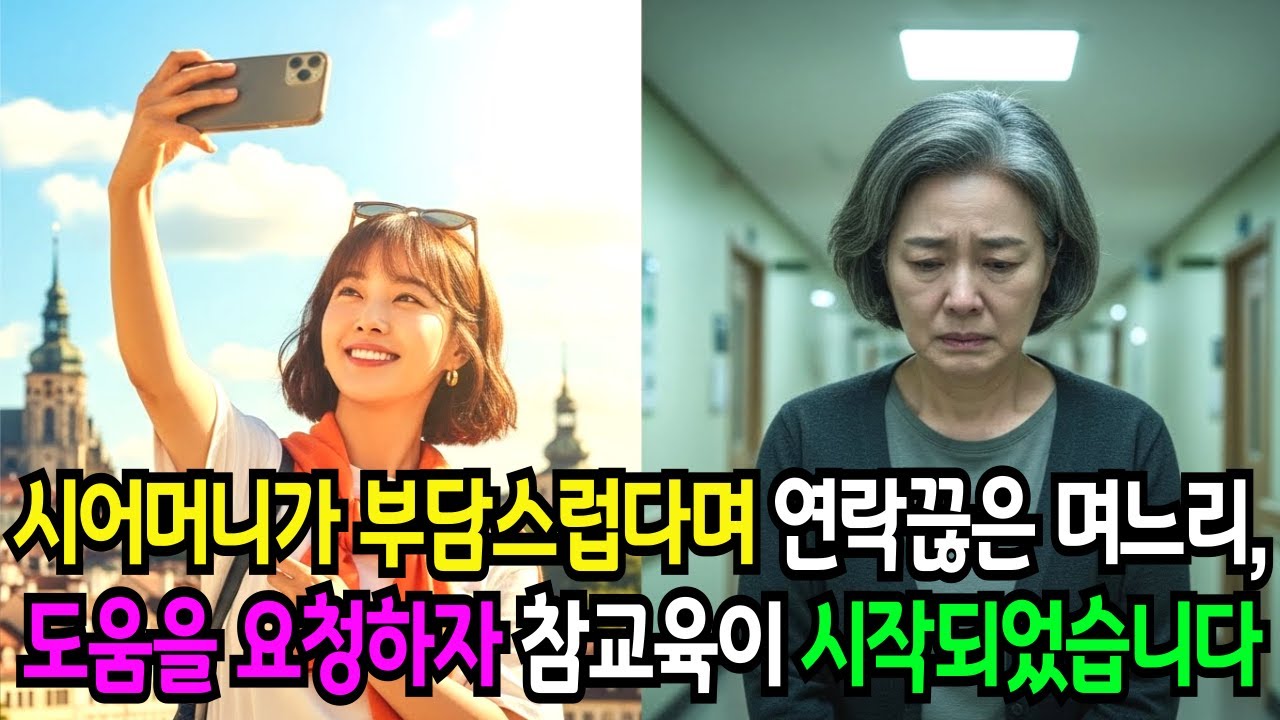 시어머니가 부담스럽다며 연락끊은 며느리, 도움을 요청하자 시어머니가 모조리 엎어버렸습니다! 시니어사연 오디오사연
