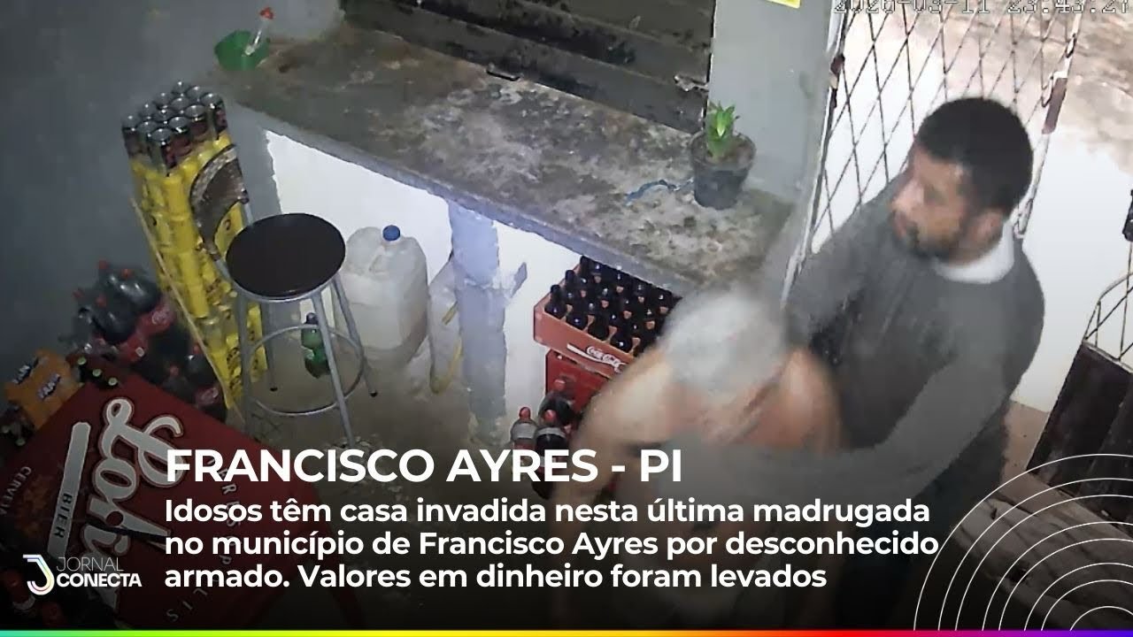 CRIME EM FRANCISCO AYRES: Idosos têm casa invadida por criminoso armado
