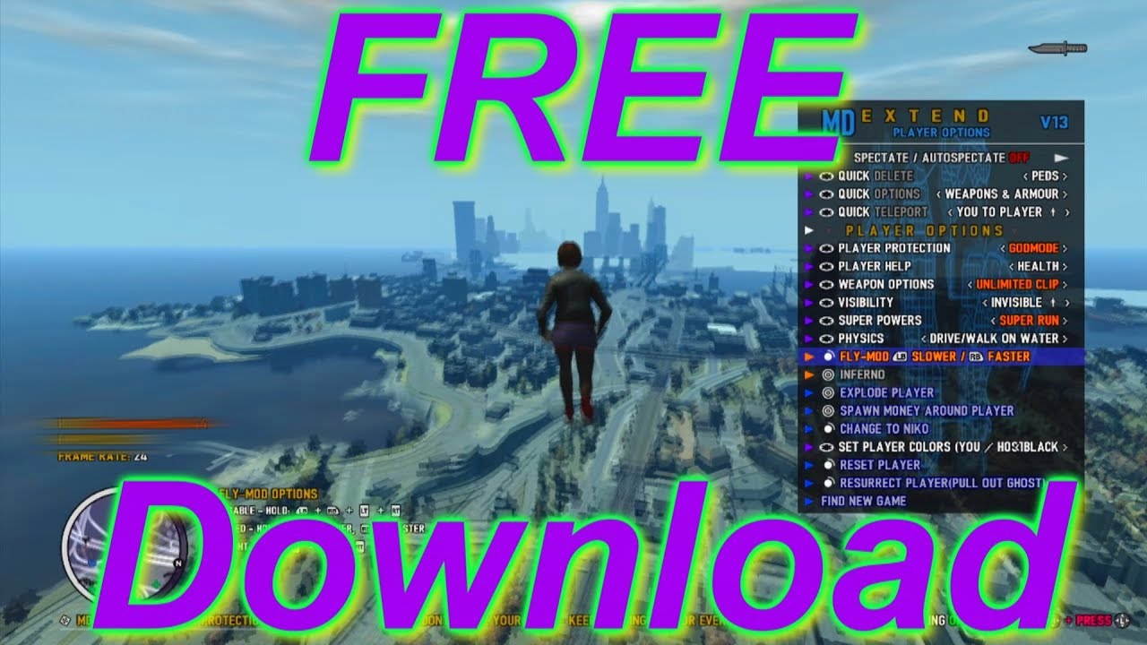 *NEW* GTA IV FREE Mod Menu - Major Distribution V13 Trident (Release) [XBOX/PS3]