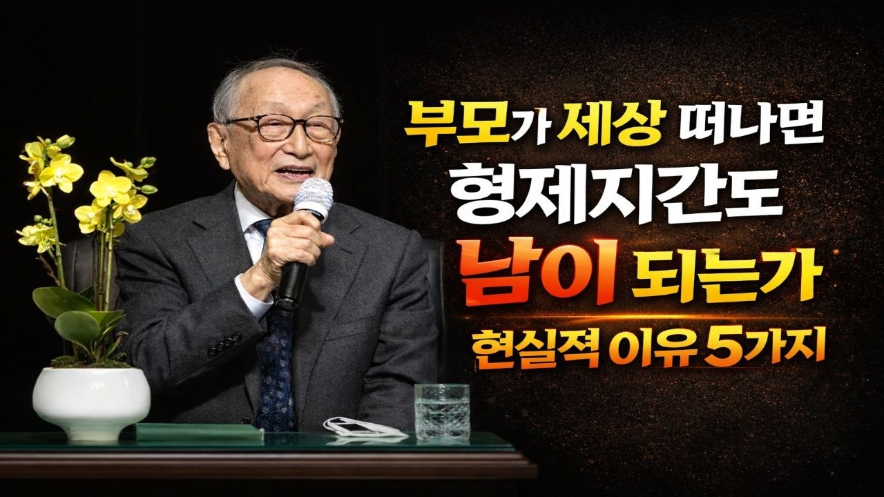 부모님이 떠난 후, 형제는 왜 남처럼 변할까? | “우산이 사라지면…” 부모님 부재 뒤 형제 관계의 진실 | 형제 지 간 | 인생 사는 이야기 | 인생 철학 | 오디오 북