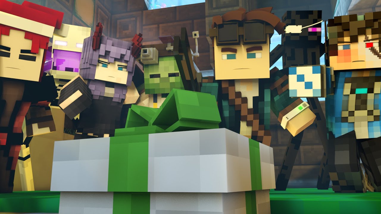 Рождественский выпуск — Minecraft Animation (кроссовер @Rainimator и @TheBlueJerome) — часть 2