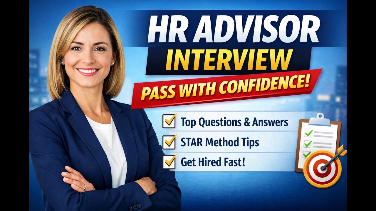 HR Advisor Interview Questions and Answers (PASS WITH CONFIDENCE!)