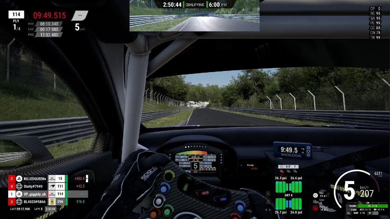 Assetto Corsa Competizione (PS5) - Lexus RC F GT3 @ Nordschleife 8:09.302 + SETUP