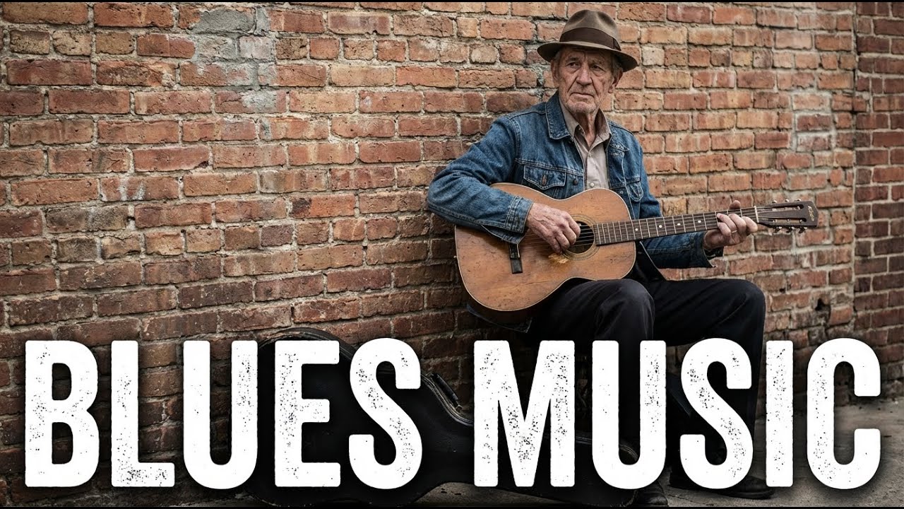Relaxing Blues Rock Ballads 🎶 Soft Guitar & Night Mood