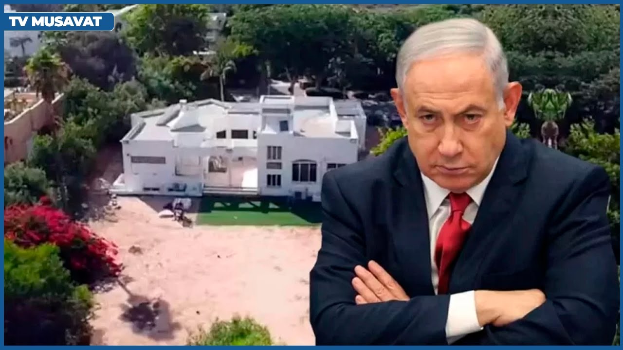 ŞOK: Netanyahunun iqamətgahı VURULDU, dronun biri binaya ÇIRPILDI - CANLI