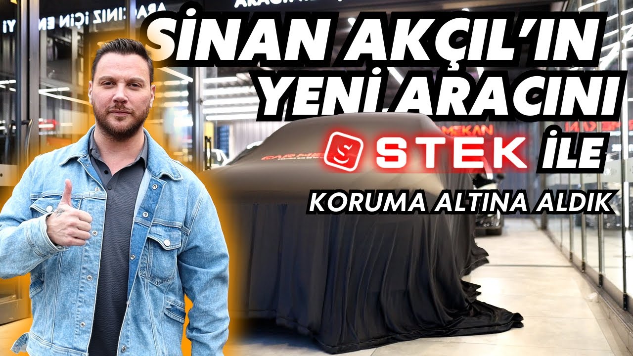 SİNAN AKÇIL' IN YENİ ARACINI STEK PPF & LLUMAR CAM FİLMİ İLE  KORUMA ALTINA ALDIK!