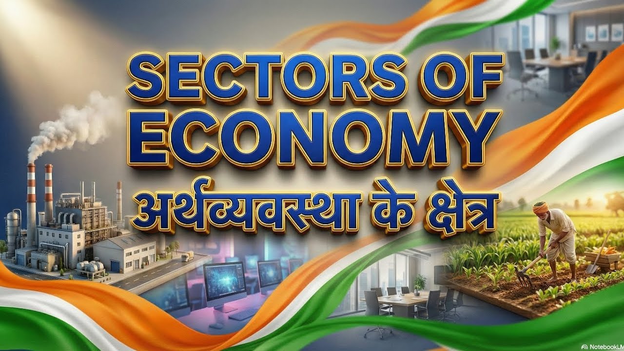 Sectors of Economy | अर्थव्यवस्था के क्षेत्र | Primary Secondary Tertiary Sector Explained in Hindi