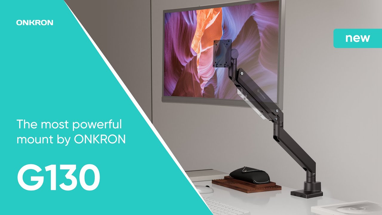 ONKRON: G130 ASMR How to assemble heavy duty monitor arm