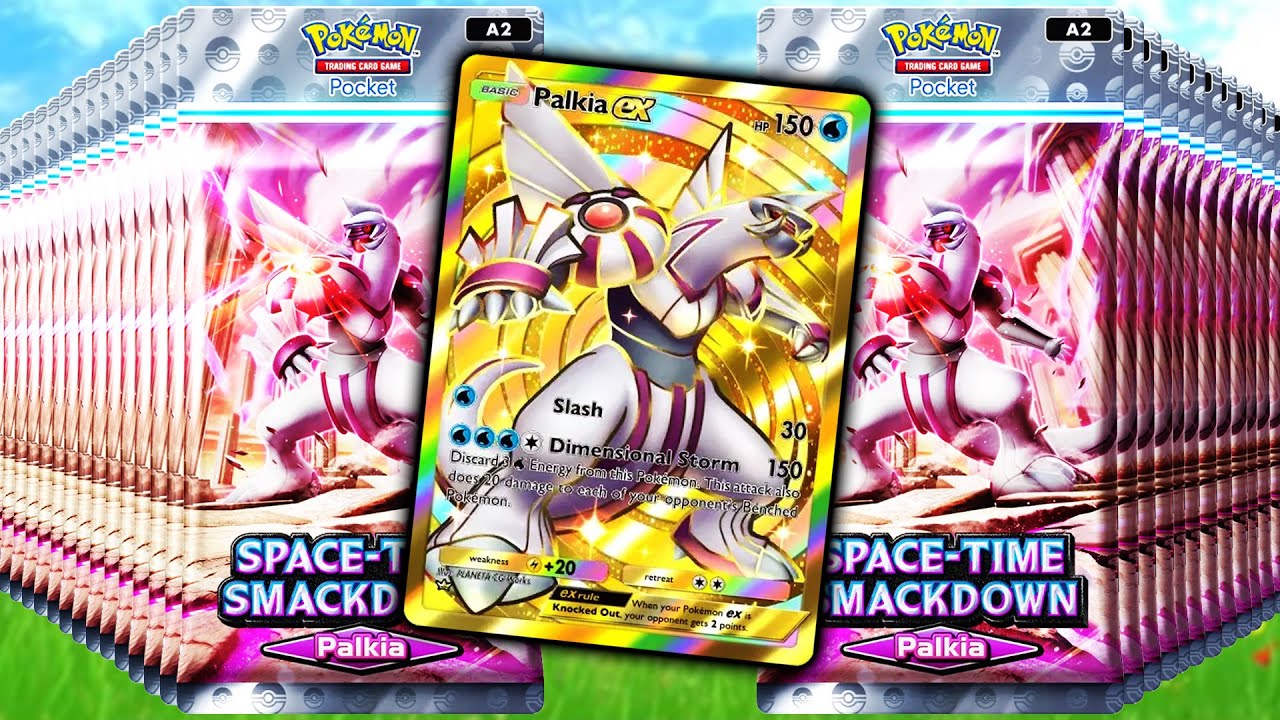 Opening 100 Packs of Space-Time Smackdown in Pokemon TCG Pocket