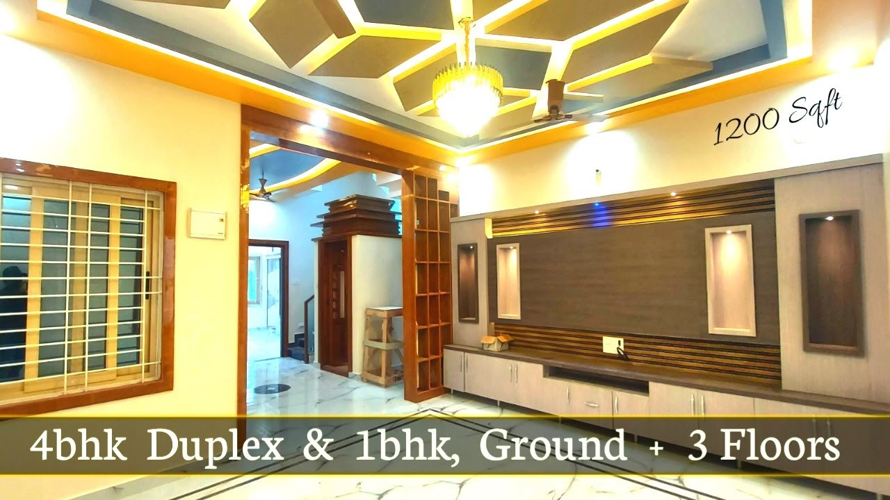 4bhk Duplex Property | Sale in NRI Layout + 1bhk & Shop | Fully Furnished | 24 × 50 =1200 Sqft |