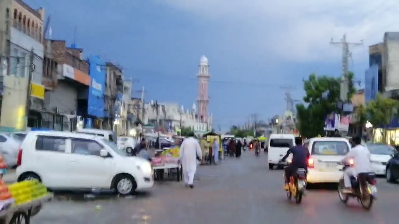 ڈسکہ کالج روڈ ۔۔۔ ۔۔ موسم دے نظارے Daska college road mausam day nazzaray