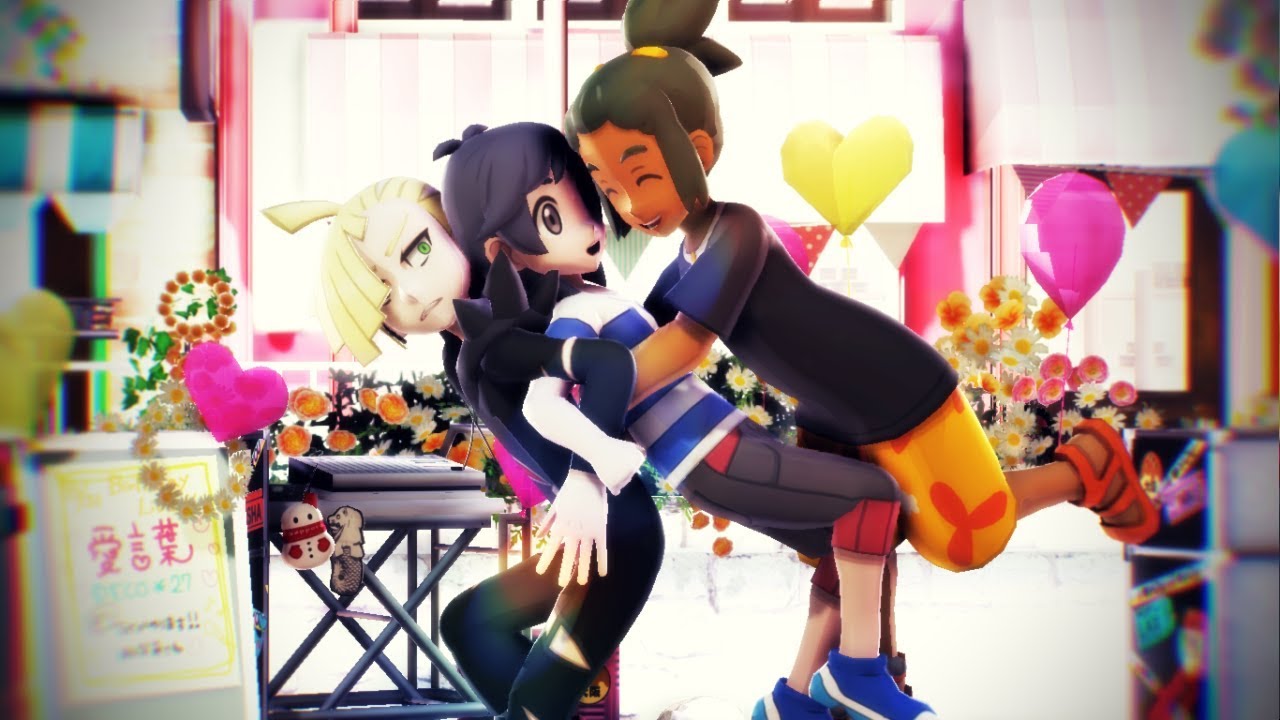 [MMD - ENG/ROM SUBS] - Dyed In Your Colour - Gladion x Sun x Hau