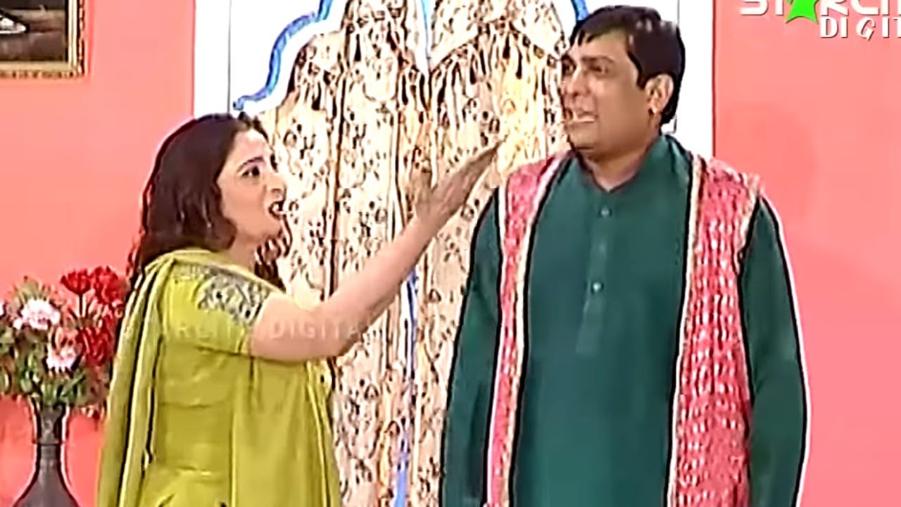 Best Of Shahid Khan and Abida Baig Pakistani Stage Drama Full Comedy Funny Clip | Pk Mast