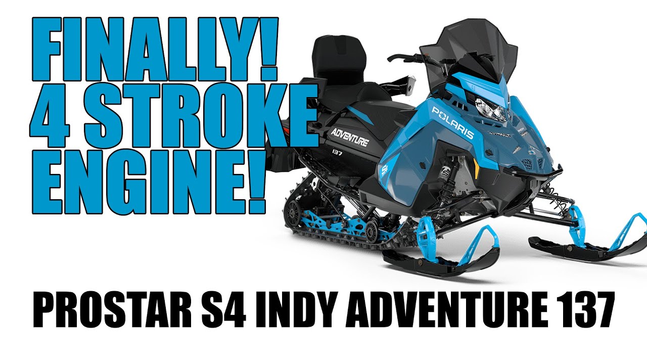 2024 Polaris ProStar S4 INDY Adventure 137 4-тактный двигатель!