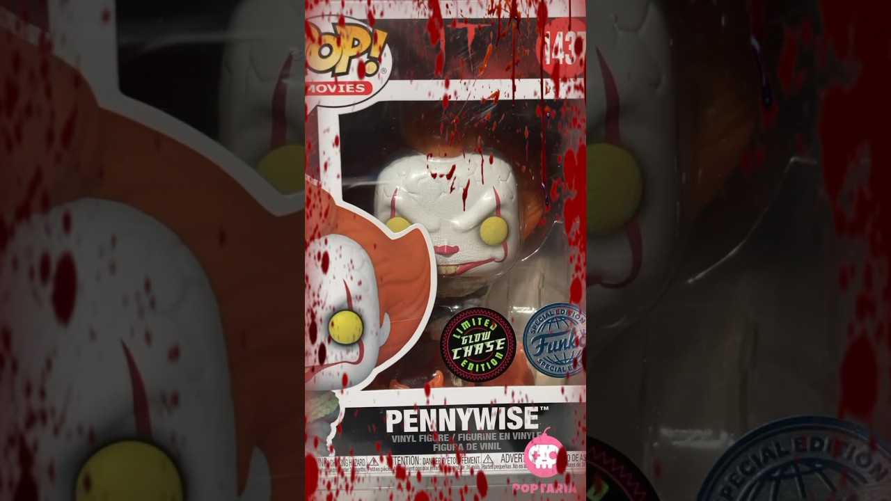 Pennywise GITD Chase Funko Pop ##funko #funkopop #chase #pennywise #horrorshorts #glowinthedark
