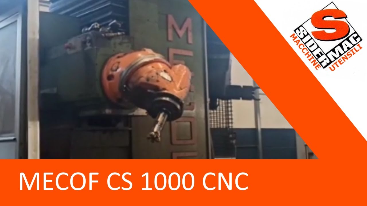 FRESATRICE A MONTANTE MOBILE MECOF CS 1000 CNC