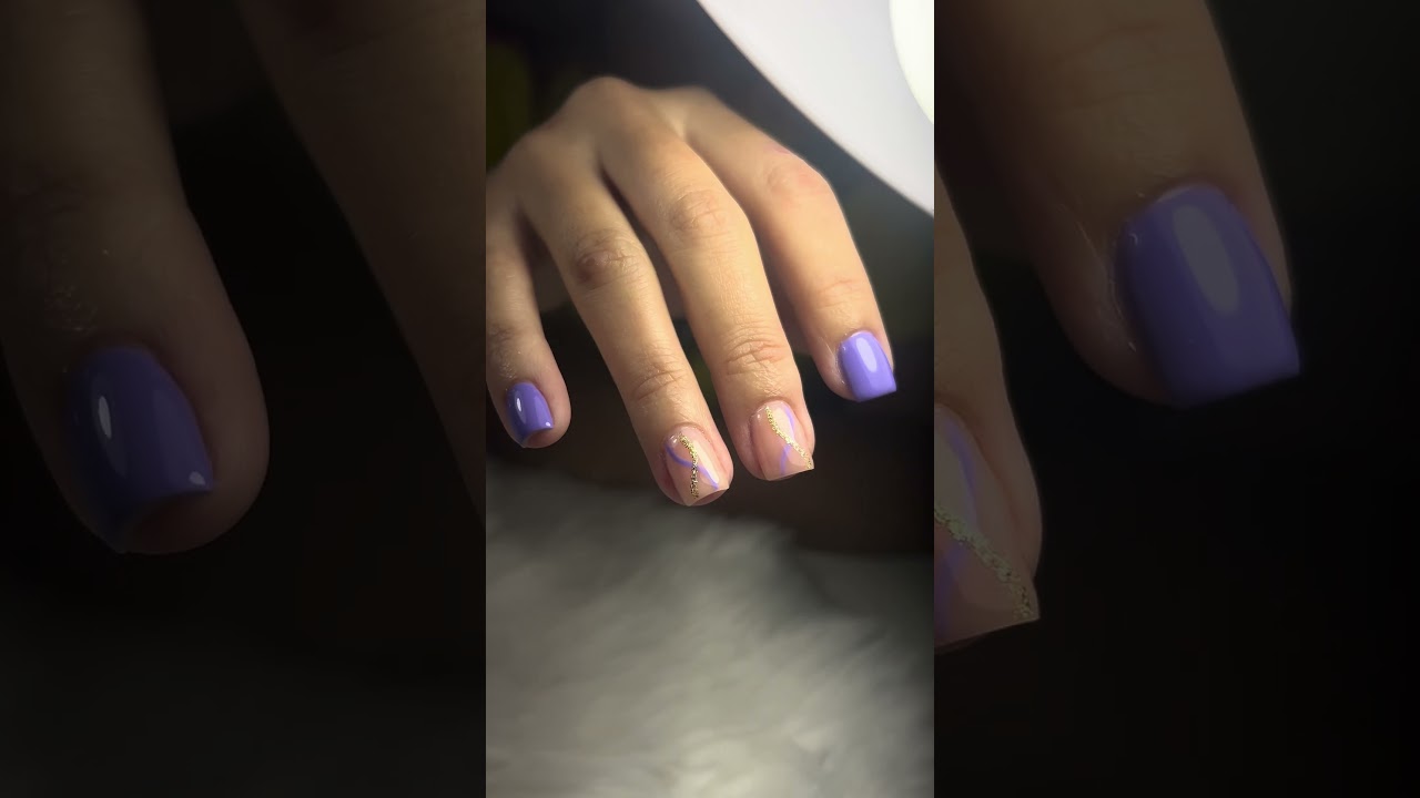 #acrilicnails #u&ntilde;asmoradas # #nailsinc 💜✨