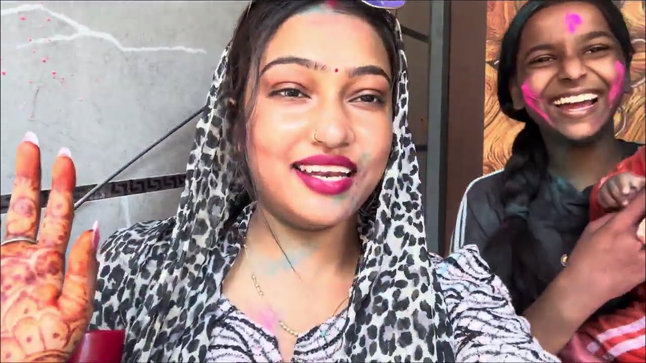 Ye konsa bhoot hai☠️🤡 #holi #vlog #nainasunnyd 