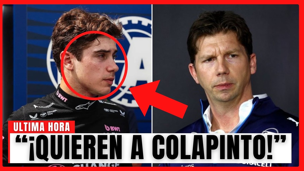 ¡ESCÁNDALO EN LA PARRILLA: WILLIAMS QUIERE A COLAPINTO DE VUELTA!