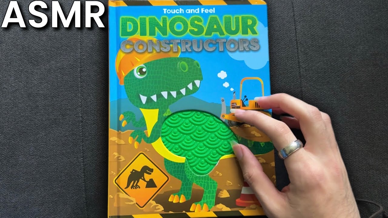 ASMR With a Sensory Book! 🦖 - lofi
