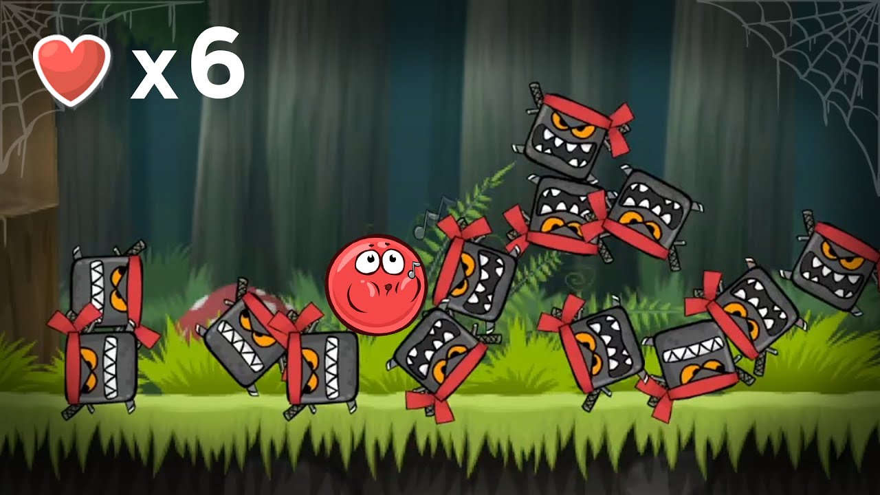 Red Ball 4 Animation | Red Ball Fight Boss Vs 100 Ninja Box Ep 13