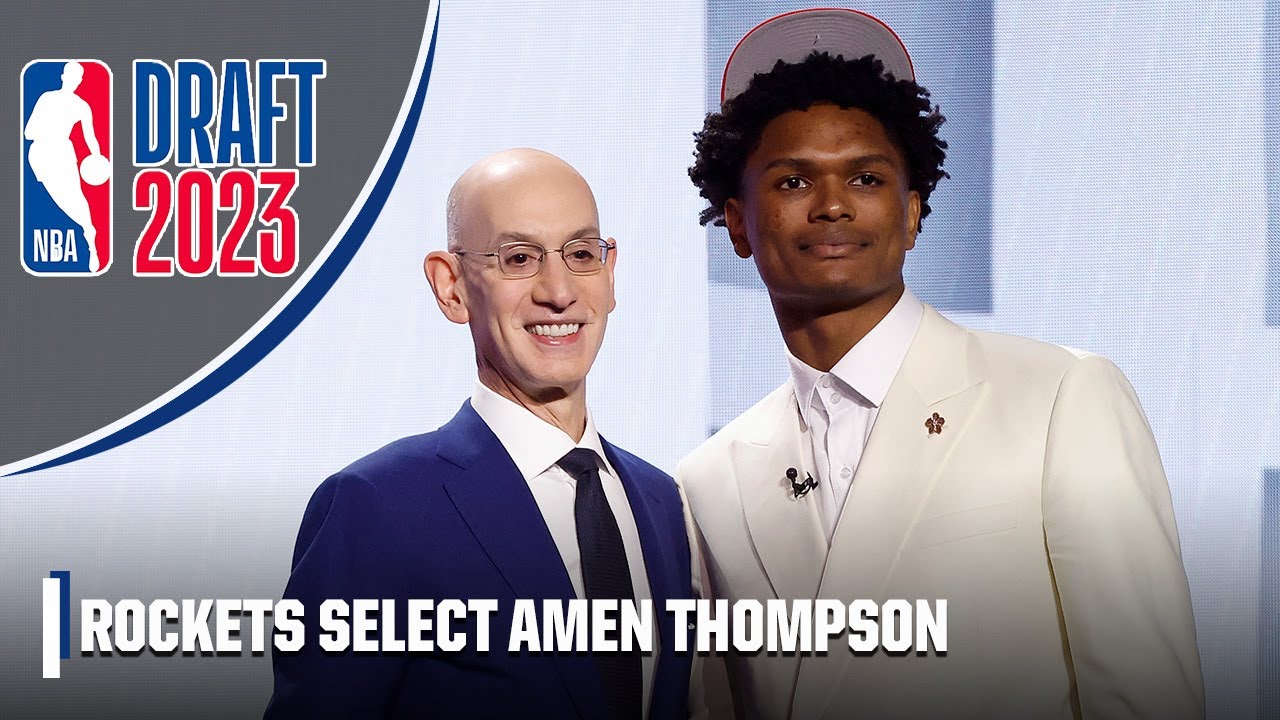 The Houston Rockets select Amen Thompson with No. 4 overall pick | 2023 NBA Draft