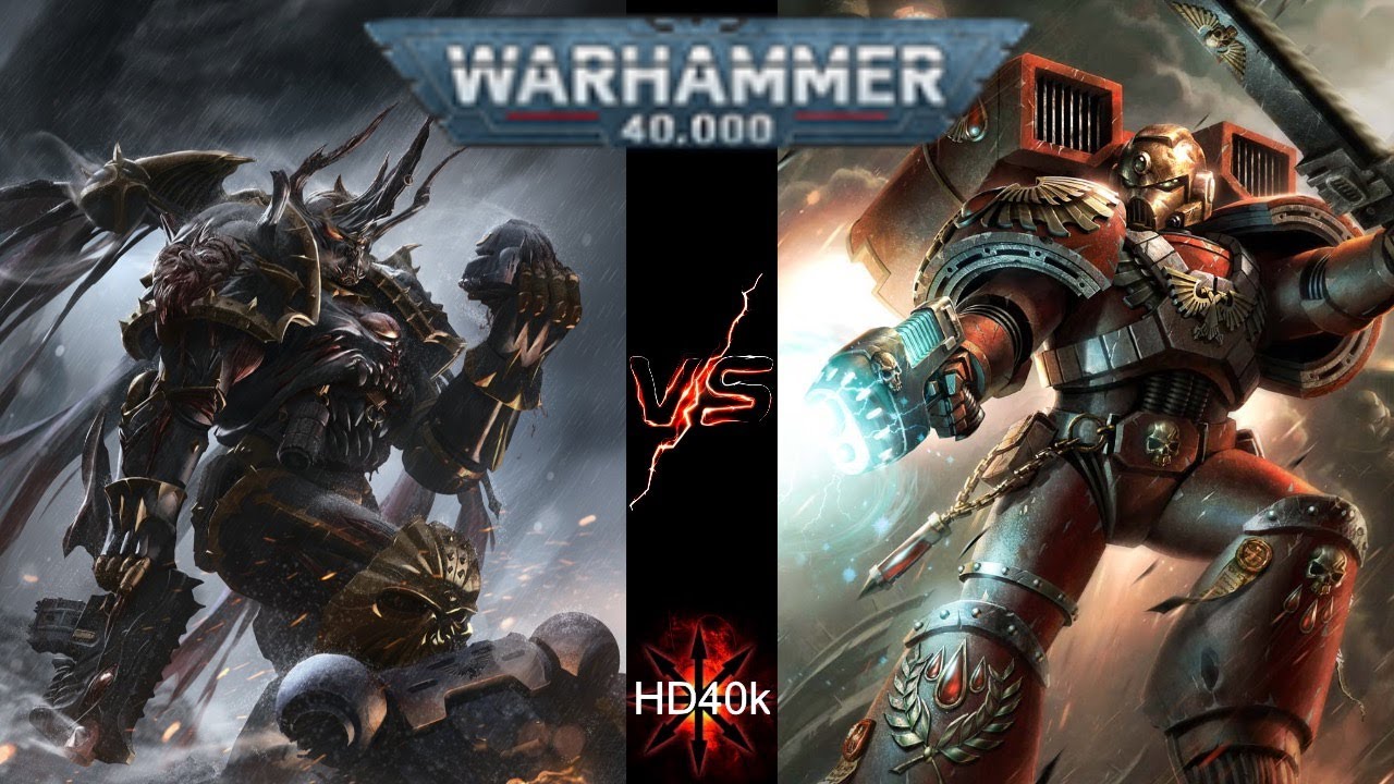 Black Legion Chaos Space Marines Vs Blood Angels Warhammer 40k 2000 Point Battle Report