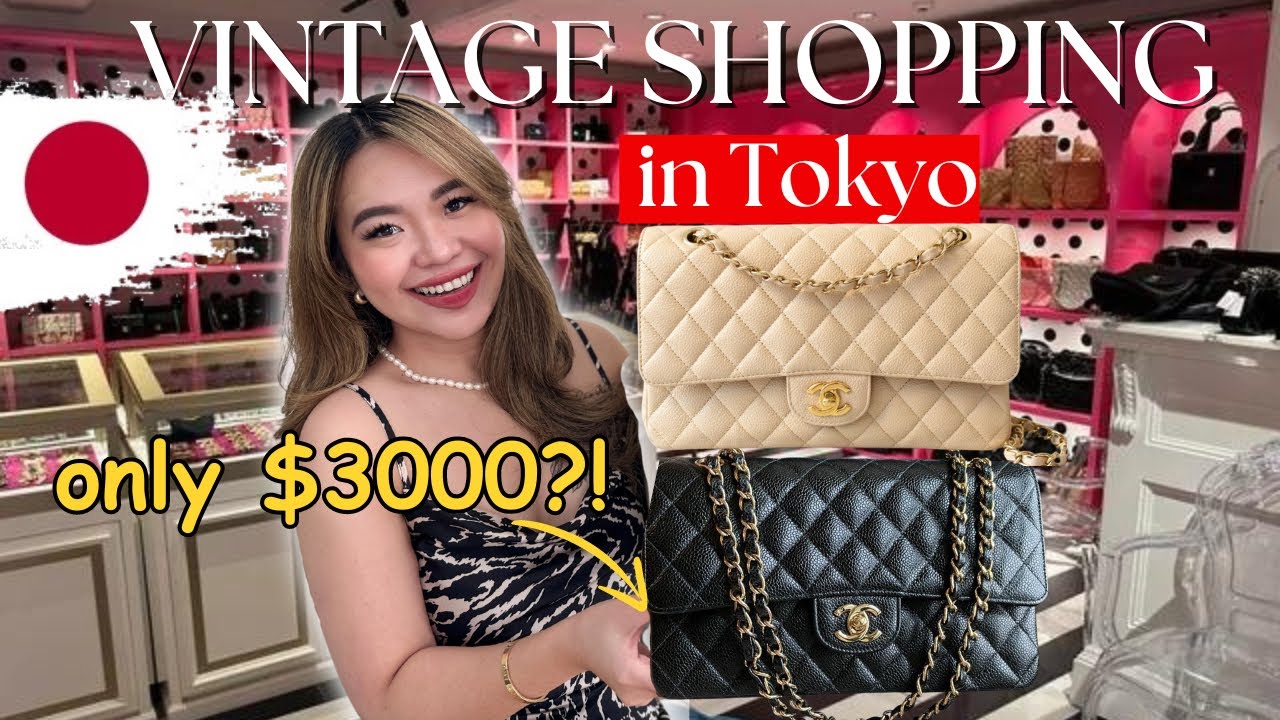 Vintage Designer Shopping in Japan!🇯🇵 Hunt for a perfect Chanel handbag, My Chanel dream bag!