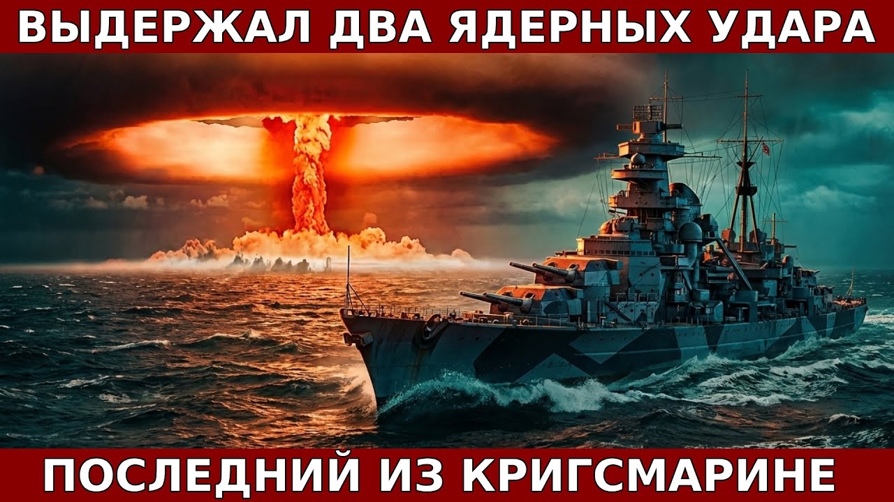 Принц Ойген: Бой в Датском проливе и испытания атомной бомбы.