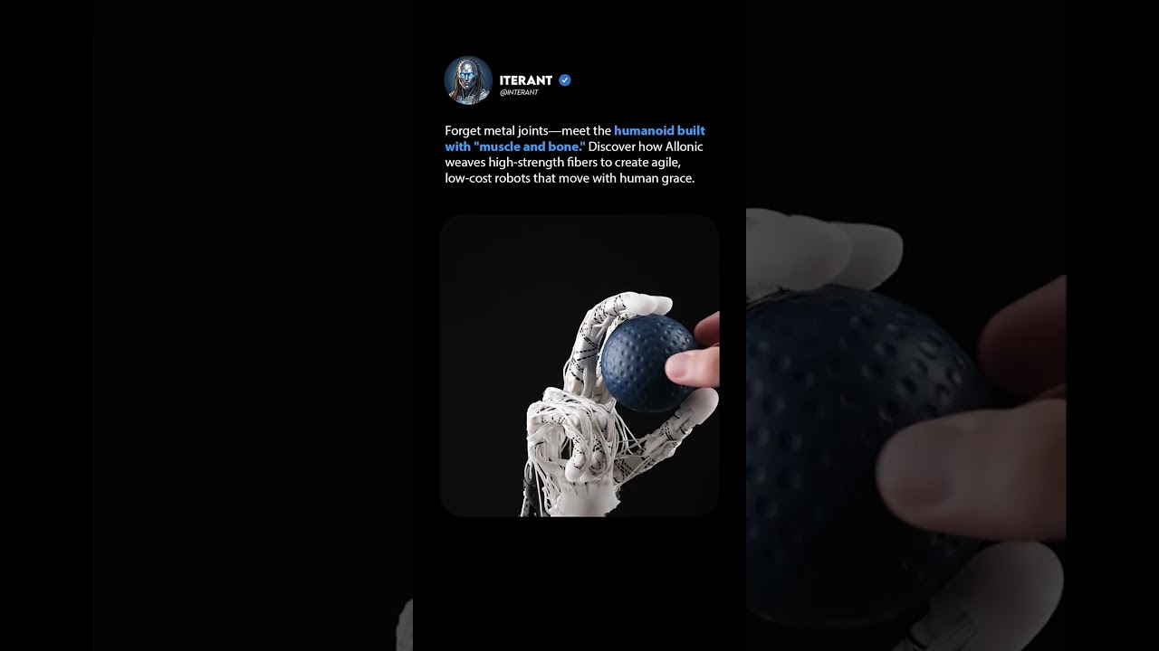 Human Muscle, Robot Bone: Allonic&rsquo;s Game-Changing Biomimetic Android! 🤖🧬