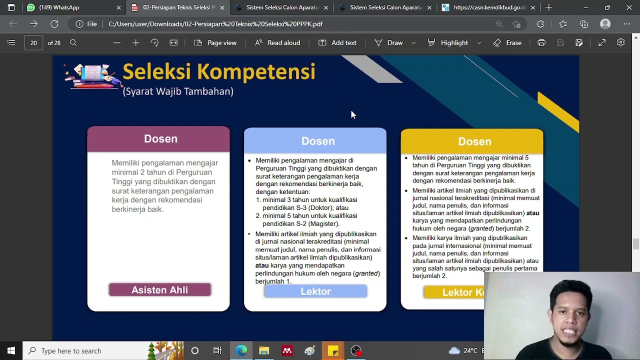 Syarat PPPK Dosen Kemdikbudristek, Fresh Graduate bisa mendaftar P3K?