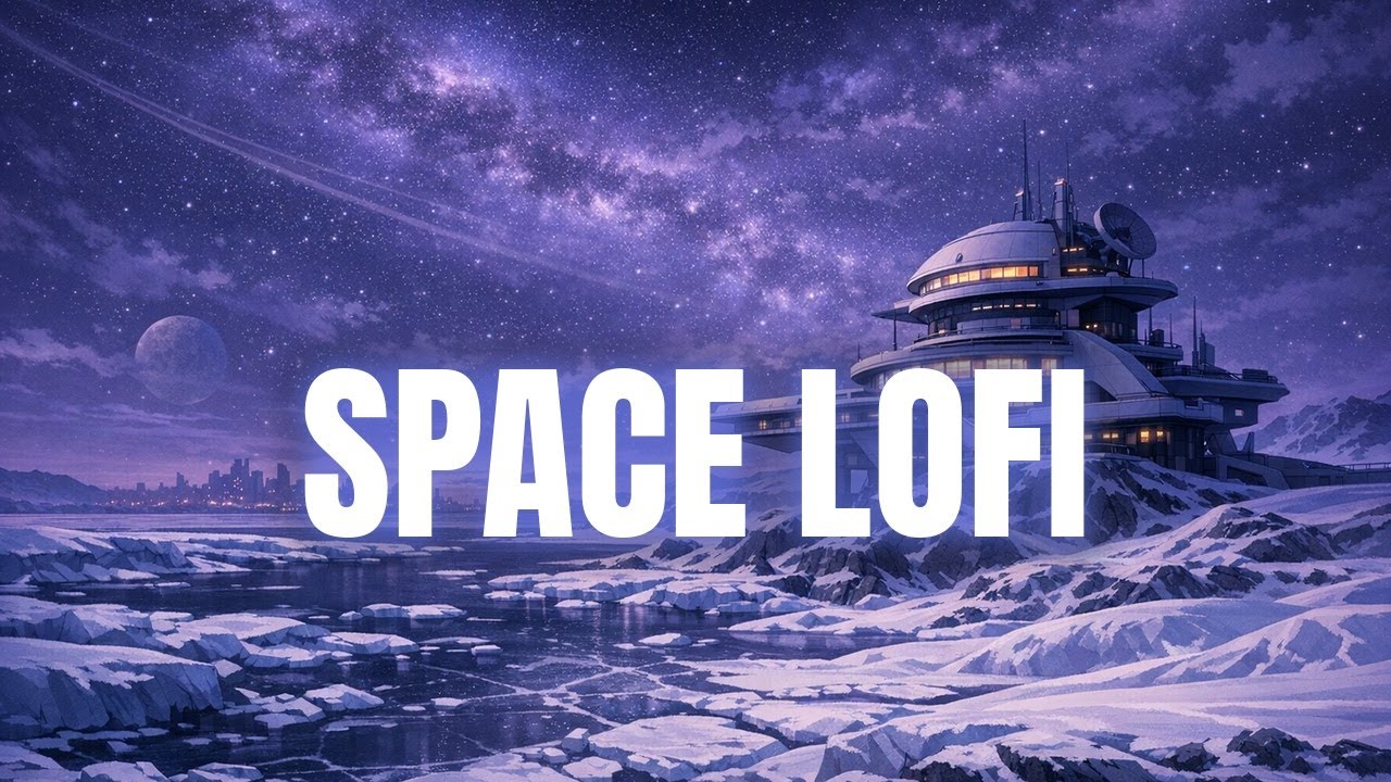 💤 Peaceful Night Music For Sleep | Snow Background Music | The Snow Planet