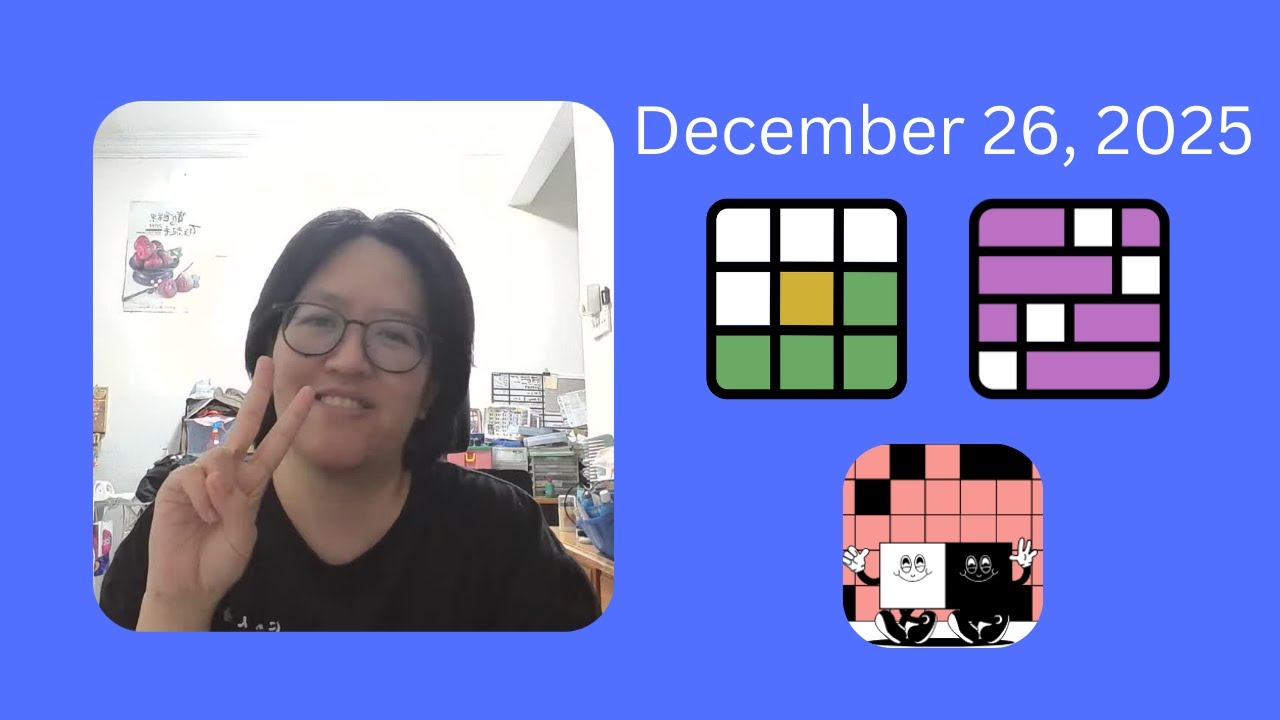 Wordle #1651, Connections #929, LA Times Mini Crossword | December 26, 2025