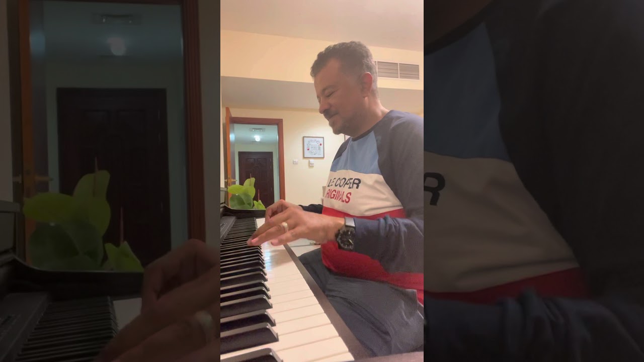 با جميل ياللى هنا .. محمد فوزى .. بيانو طارق بغدادى